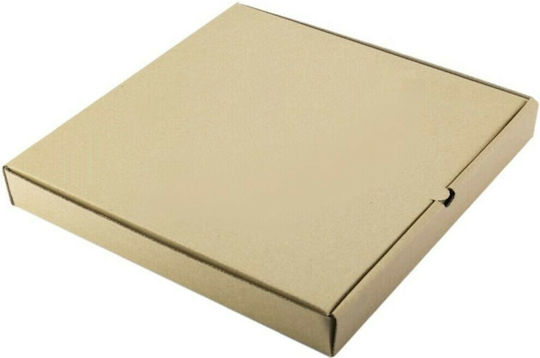 Χάρτινο Κουτί Πίτσας Kraft 26x26εκ. Microwelle 100τεμ